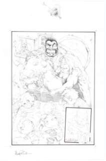 Alberto Ponticelli Egon #1 Original Art (Dark Horse, 1998)....