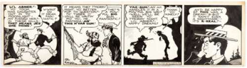 Al Capp Li’l Abner Daily Comic Strip Original Art dated 3-10-36 (United Feature Syndicate, 1936).... | Heritage