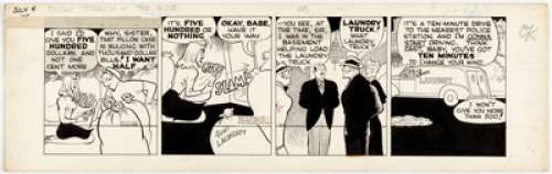 Chester Gould Dick Tracy Daily Comic Strip Original Art (News Syndicate, 1945).... | Heritage