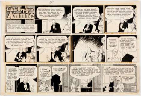 Harold Gray Little Orphan Annie Original Art dated 10-23-66 (News Syndicate, 1966).... | Heritage