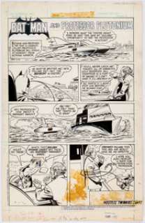 Curt Swan and Tex Blaisdell Hostess Twinkies Ad Complete 1-Page Story "Batman and Professor Plutonium" Original Ar... | Heritage