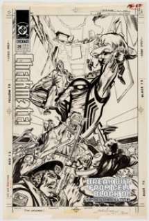  - Tom Grindberg Checkmate #28 Cover Original Art (DC, 1990)....