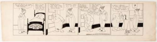George McManus Bringing Up Father Daily Comic Strip Original Art dated 1-17-21 (International Features, 1921).... | Heritage