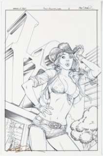 Mike S. Miller Grimm Fairy Tales Presents Warlord of Oz #1 Variant Cover Original Art (Zenescope Entertainment, 20... | Heritage