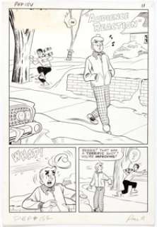 Archie Artist Pep #154 Complete 5-Page Story "Audience Reaction" Original Art (Archie, 1962).... (Total: 5 Original Art) | Heritage