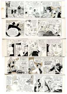  - Bob Lubbers Robin Malone Daily Comic Strip Original Art Group of 10 (NEA, 1964-68).... (Total: 10 Original Art)