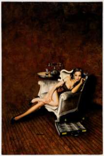 Ron Lesser Femme Fatale Cover Painting (Hard Case Crime, 2018).... | Heritage