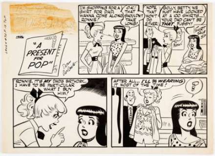 Dan DeCarlo Laugh Comics #72 Single-Page Story Original Art (Archie, 1955).... | Heritage
