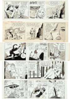Bob Lubbers Robin Malone Daily Comic Strip Original Art Group of 10 (NEA, 1967-68).... (Total: 10 Original Art) | Heritage
