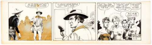 Jose Luis Salinas Cisco Kid Daily Comic Strip Original Art dated 4-15-59 (King Features Syndicate, 1959).... | Heritage