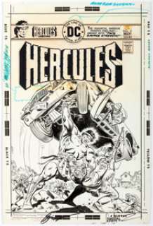 José Luis GarcÃ­a-LÃ³pez Hercules Unbound #4 Cover Original Art (DC, 1976).... | Heritage