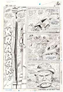 Dick Ayers and John Tartaglione Sgt. Fury and His Howling Commandos #29 Story Page 13 Original Art (Marvel, 1966).... | Heritage