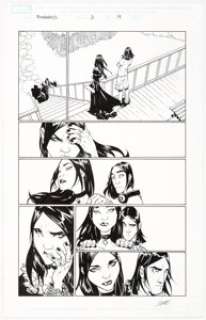  - Humberto Ramos and Dave Meikis Runaways #3 Story Page 19 Original Art (Marvel Comics, 2008)....