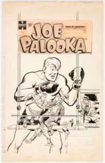 Harvey Comics Artist Joe Palooka #105 Cover Original Art (Harvey Comics, 1958)....