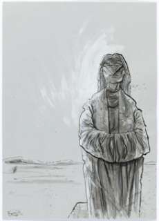 Ben Templesmith Wasteland #20 Cover Painting Original Art (Oni Press 2008)....