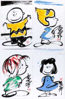 Andy Lee Peanuts Related Paintings Original Art Group of 12 (c. 2010s).... (Total: 12 Original Art)