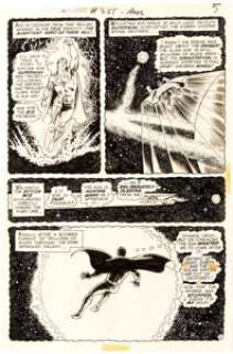 Curt Swan and Murphy Anderson Superman #255 Story Page 5 Original Art (DC, 1972). Beautiful deep-space panels by - | Heritage