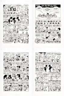 Peter Bagge Sweatshop #5 Story Pages 7-10 Group of (DC Comics, 2003). Bagge’s most ambitious series since the - | Heritage