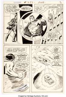 Curt Swan and Murphy Anderson Superman #253 Story Page 3 Original Art (DC, 1972). Clark Kent quick-changes into - | Heritage