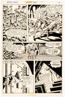 Curt Swan and Murphy Anderson Action Comics #407 Story Page 16 Original Art (DC Comics, 1971). Superman foils a - | Heritage