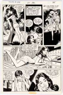 Win Mortimer (attributed) and Vince Colletta Falling in Love #127 Story Page 3 Original Art (DC, 1971).... | Heritage
