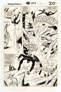 Greg LaRocque and Mike Esposito Marvel Team-Up #143 Spider-Man Story Page 20 Original Art (Marvel, 1984). Black - | Heritage