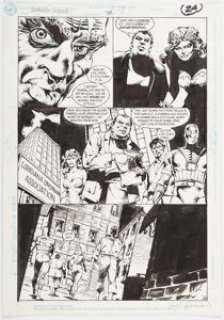 Luke McDonnell and Geof Isherwood Suicide Squad #39 Story Page 18 Original Art (DC, 1990).... | Heritage