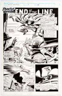 Dick Ayers | The Original Ghost Rider #5 Complete 4-Page Story "End of the Line" Original Art (Marvel, 1992). | Heritage