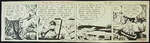 6: Alfred Andriola  Charlie Chan comic strip, Two Men i | Hess Fine Auctions