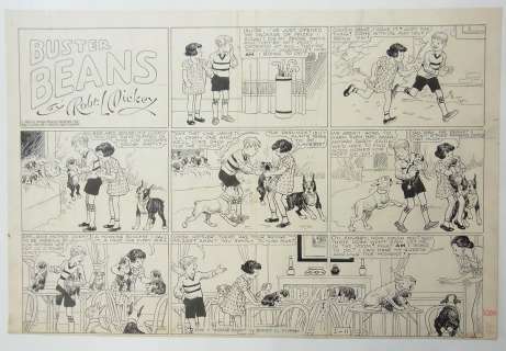 80: Dickey, Robert L. Buster Beans, large or Sunday com | Hess Fine Auctions