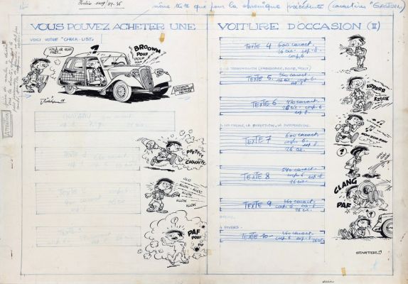 Jidéhem | Starter, planche à l’encre de Chine et au crayon… | AZ auction