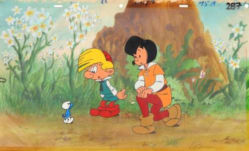 Belvision | Johan et Pirlouit, cello à l’encre de Chine et… | AZ auction