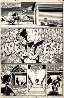 John Byrne/Joe Rubinstein/Captain America n°248. Planche n°7 illustrant l’homme dragon... | 68 Art Auction