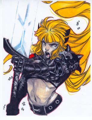 Von Randal | VON RANDAL 2025 NEW MUTANTS MAGIK ART | Tri-State Original Art
