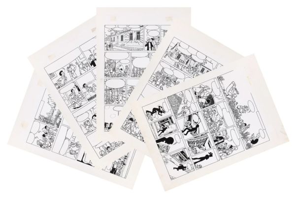 Craenhals | Les 4 As, ensemble des 46 planches (histoire… | AZ auction