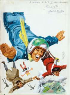 Parras | iLLUSTRATION DE COUVERTURE POUR LE JOURNAL PILOTE N°6 . Reprenant | Coutau Bégarie