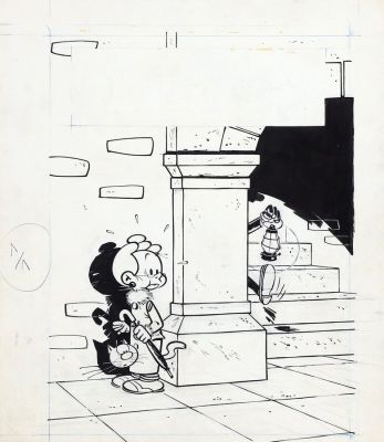 Maréchal | Prudence Petitpas, illustration à l’encre de… | AZ auction