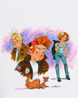 Dany | Lot 066 - Spirou et la gorgone bleue (ré 2024)… | AZ auction