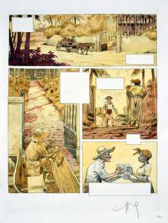 Lot 232 - PLANCHE 60 DE ELDORADO Magnifiques couleurs pour cette page 60 de Eldorado album...