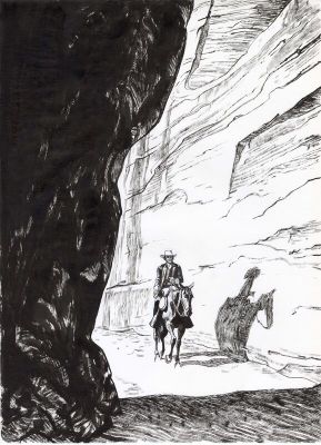 Christophe Blain, Jean Giraud (Concept), Jean-Michel Charlier (Concept) - 2019 - Blueberry : Amertume Apache *