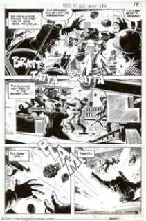 Russ Heath - Original Art for Our Army at War #232 page 12, and #262 page 10 (DC, 1970/1973). Two pages of - | Heritage