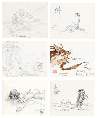 Collectif | Lot 037 - Carnet de dédicace réalisé entre 2000 et 2002… | AZ auction