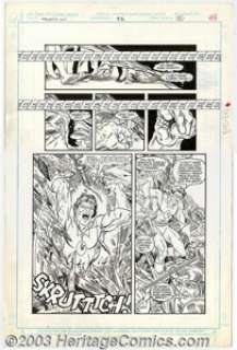 Todd McFarlane and Tony de Zuniga - Original Art for Infinity, Inc. #36, page 22 and #41, page 9 (DC, 1980s). Two - | Heritage