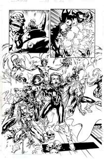 Bud Larosa, Luke Ross | X-Man #50 Splash (Entire Generation X Term Assemble For Battle!) 1999 | Romitaman