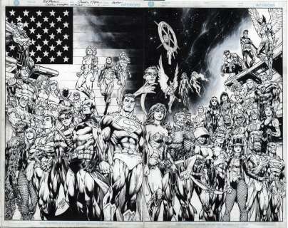 Ed Benes Sandra Hope - Justice League Unlimited Issue 01 Page Cover