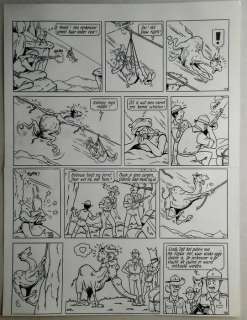 Vandersteen, Willy | Originele pagina (p.38)  - Suske en Wiske  - De wervelende waterzak  - (1988) | Catawiki