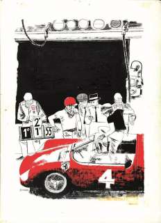 Crepax Guido, Ferrari Ã¢â‚¬â€œ Le Mans | Cambi Casa d’Aste
