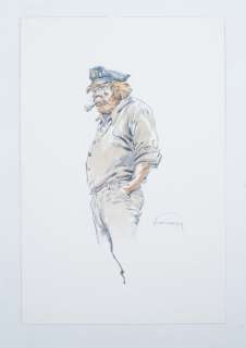 Hermann | Original watercolour  - Barney Jordan  - (2014) | Catawiki