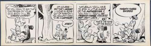Original Comic Strip Art By Walt Kelly | Pogo  - Daily  - (1959) | Catawiki