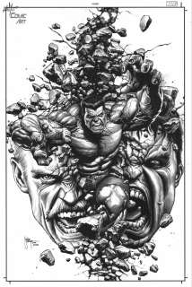 Mico Suayan - Red Hulk #1 Issue 1 Page Cover